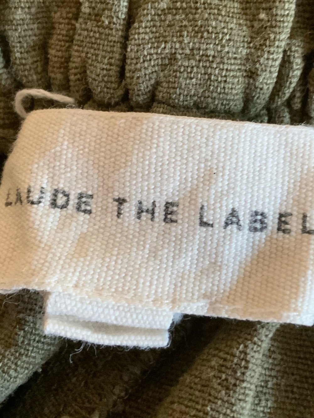 Laude the Label Olive Wide-Leg pants with Elastic Waistband SZ SMALL - Picture 5 of 9